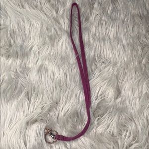 Purple Vera Bradley Lanyard